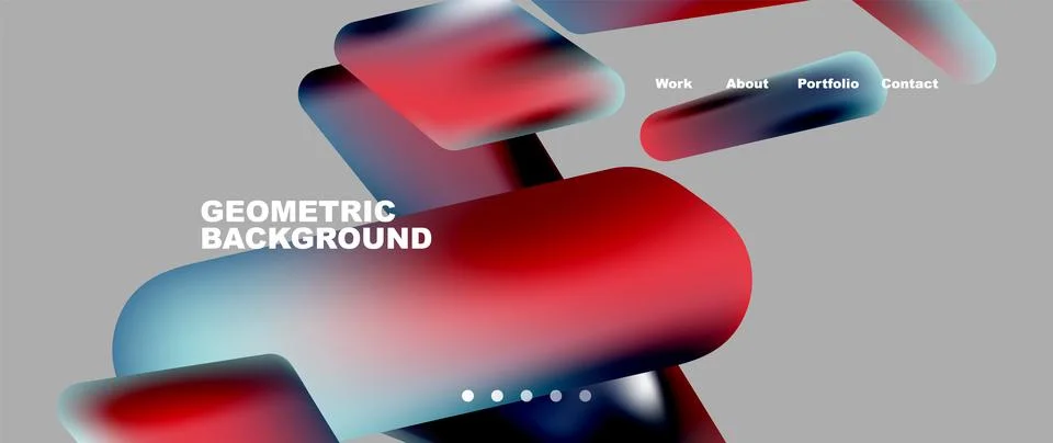 Tech minimal geometric wallpaper. Creative abstract background. Vector Stock Illustration