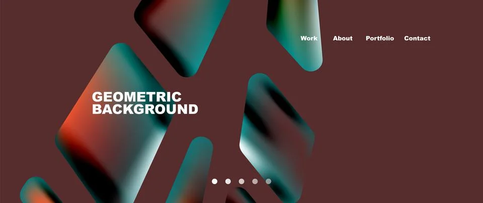 Tech minimal geometric wallpaper. Creative abstract background. Vector Stock Illustration