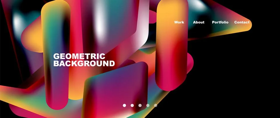 Tech minimal geometric wallpaper. Creative abstract background. Vector Stock Illustration
