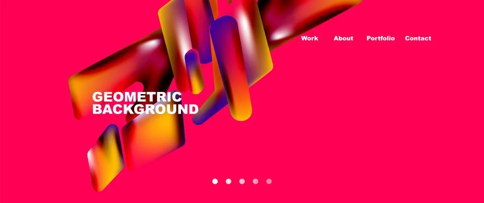 Tech minimal geometric wallpaper. Creative abstract background. Vector 스톡 일러스트