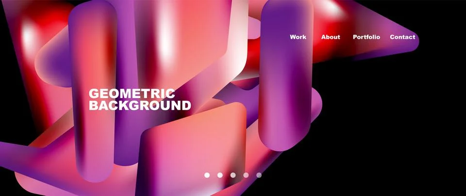 Tech minimal geometric wallpaper. Creative abstract background. Vector Stock Illustration