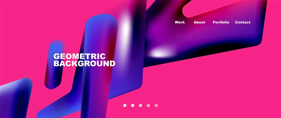 Tech minimal geometric wallpaper. Creative abstract background. Vector Stock Illustration