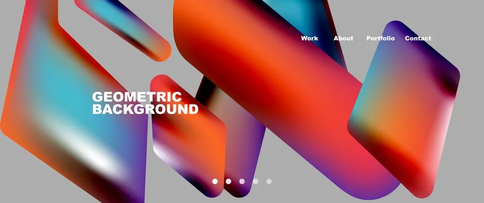 Tech minimal geometric wallpaper. Creative abstract background. Vector Stock Illustration