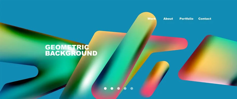 Tech minimal geometric wallpaper. Creative abstract background. Vector Illustrazione stock
