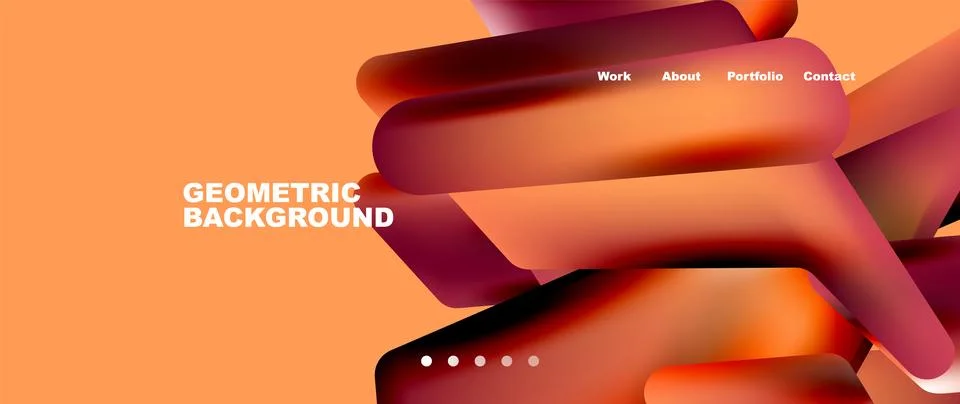 Tech minimal geometric wallpaper. Creative abstract background. Vector 스톡 일러스트