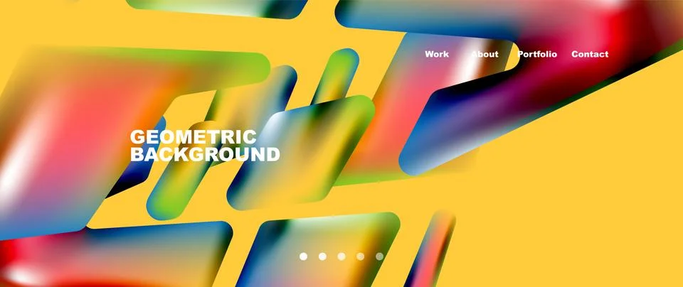 Tech minimal geometric wallpaper. Creative abstract background. Vector Stock Illustration