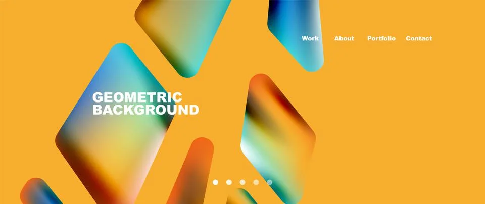 Tech minimal geometric wallpaper. Creative abstract background. Vector Stock Illustration