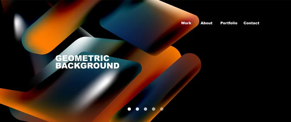 Tech minimal geometric wallpaper. Creative abstract background. Vector Stock Illustration