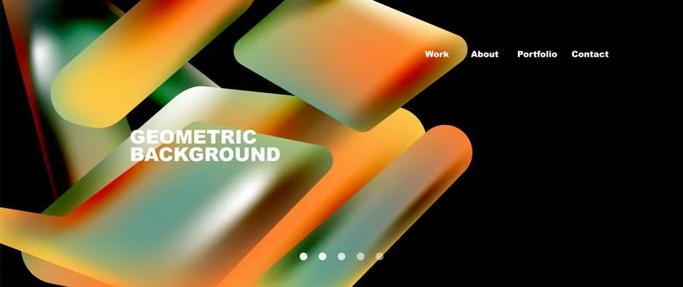 Tech minimal geometric wallpaper. Creative abstract background. Vector Stock Illustration