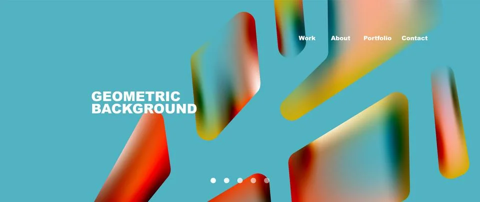 Tech minimal geometric wallpaper. Creative abstract background. Vector イラスト素材