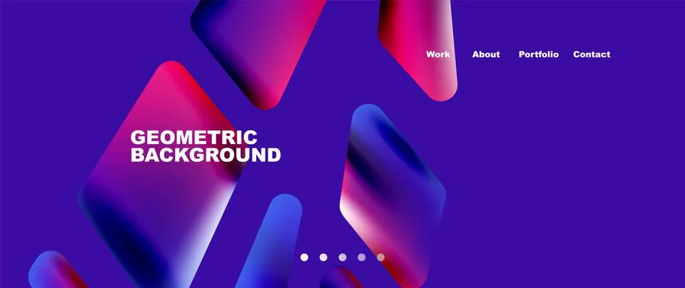 Tech minimal geometric wallpaper. Creative abstract background. Vector Stock Illustration