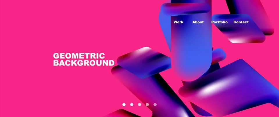 Tech minimal geometric wallpaper. Creative abstract background. Vector 스톡 일러스트