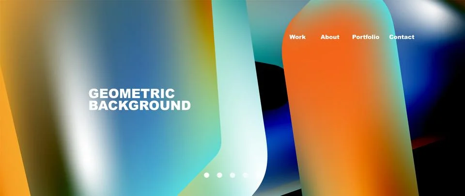 Tech minimal geometric wallpaper. Creative abstract background. Vector イラスト素材
