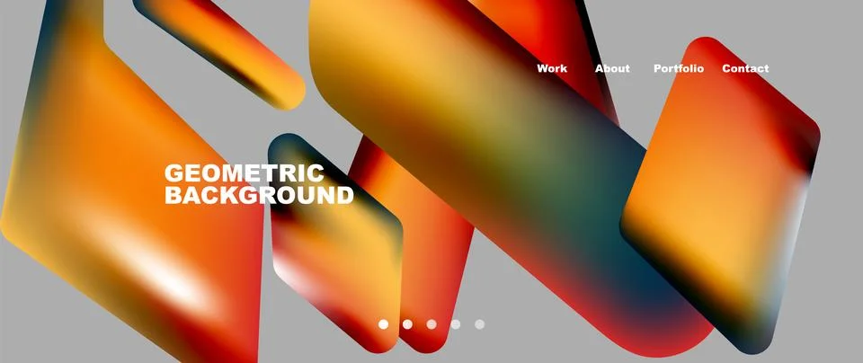 Tech minimal geometric wallpaper. Creative abstract background. Vector Stock Illustration