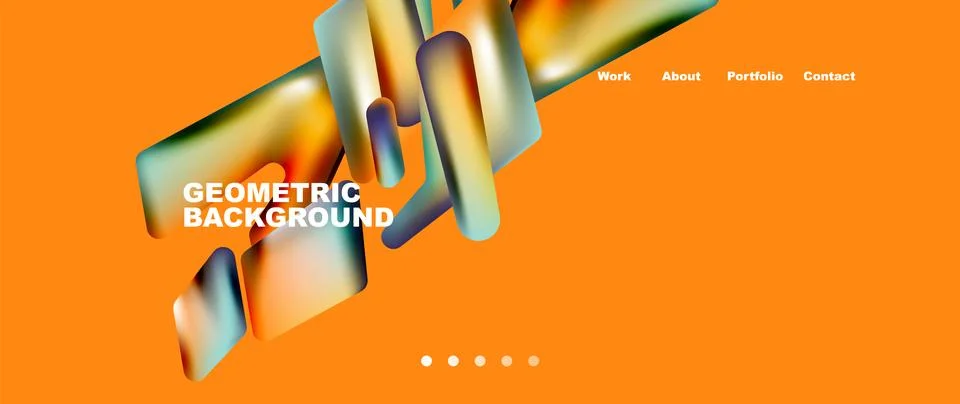 Tech minimal geometric wallpaper. Creative abstract background. Vector Stock Illustration