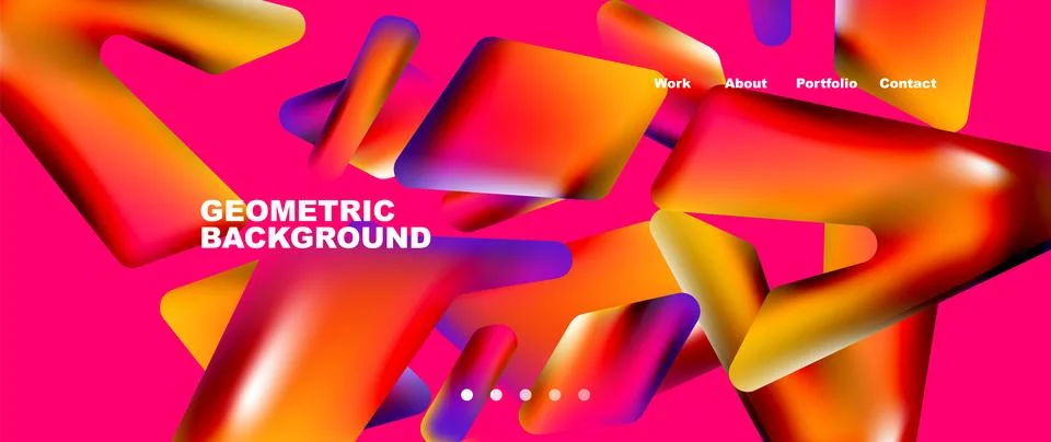 Tech minimal geometric wallpaper. Creative abstract background. Vector Stock Illustration