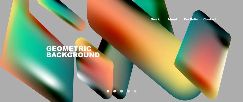 Tech minimal geometric wallpaper. Creative abstract background. Vector Stock Illustration