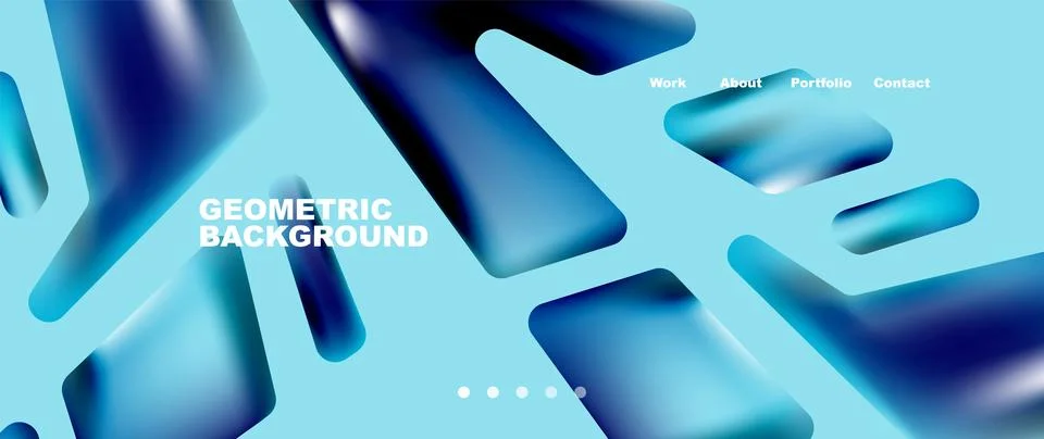 Tech minimal geometric wallpaper. Creative abstract background. Vector Illustrazione stock