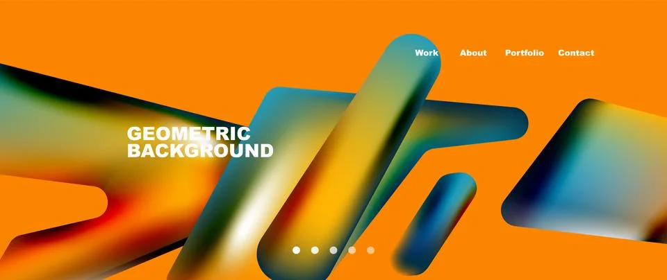 Tech minimal geometric wallpaper. Creative abstract background. Vector Illustrazione stock