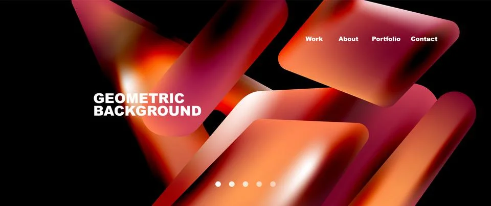 Tech minimal geometric wallpaper. Creative abstract background. Vector 스톡 일러스트