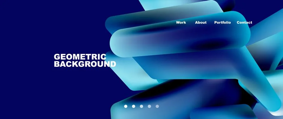 Tech minimal geometric wallpaper. Creative abstract background. Vector Illustrazione stock