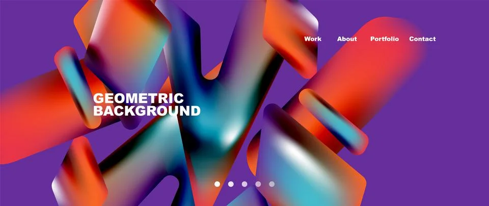 Tech minimal geometric wallpaper. Creative abstract background. Vector 스톡 일러스트