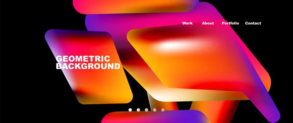 Tech minimal geometric wallpaper. Creative abstract background. Vector Stock Illustration