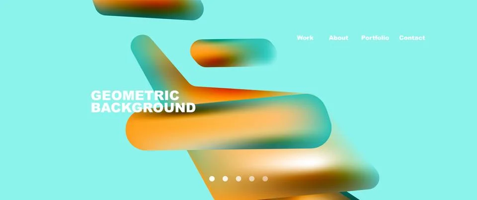 Tech minimal geometric wallpaper. Creative abstract background. Vector Stock Illustration