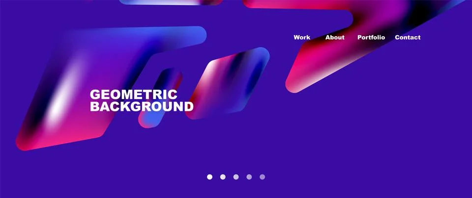 Tech minimal geometric wallpaper. Creative abstract background. Vector Stock Illustration