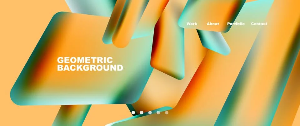 Tech minimal geometric wallpaper. Creative abstract background. Vector 스톡 일러스트