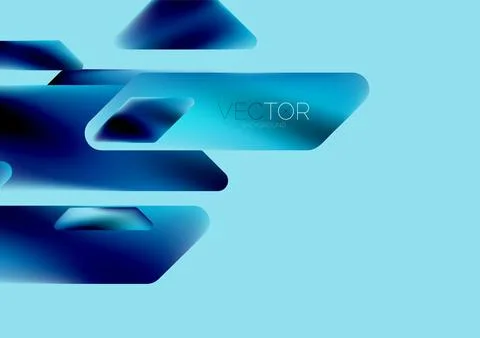 Tech minimal geometric wallpaper. Creative abstract background. Vector Stock Illustration