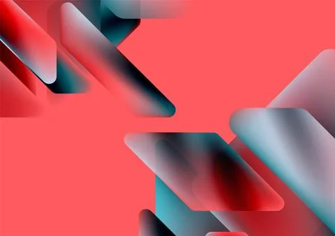Tech minimal geometric wallpaper. Creative abstract background. Vector Stock Illustration