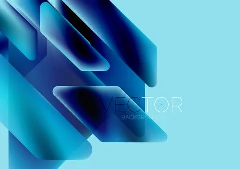 Tech minimal geometric wallpaper. Creative abstract background. Vector Stockillustratie