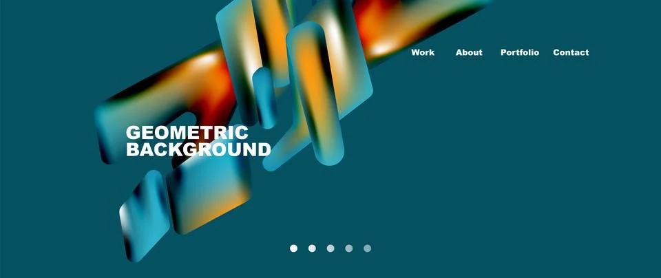 Tech minimal geometric wallpaper. Creative abstract background. Vector Stock Illustration