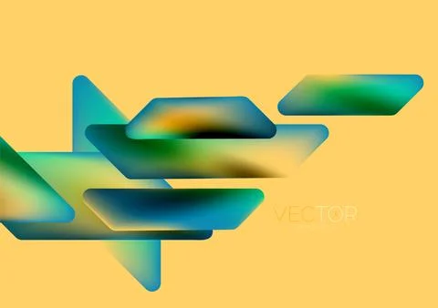 Tech minimal geometric wallpaper. Creative abstract background. Vector 스톡 일러스트