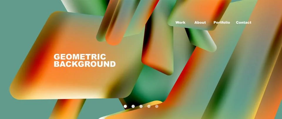 Tech minimal geometric wallpaper. Creative abstract background. Vector Stockillustratie