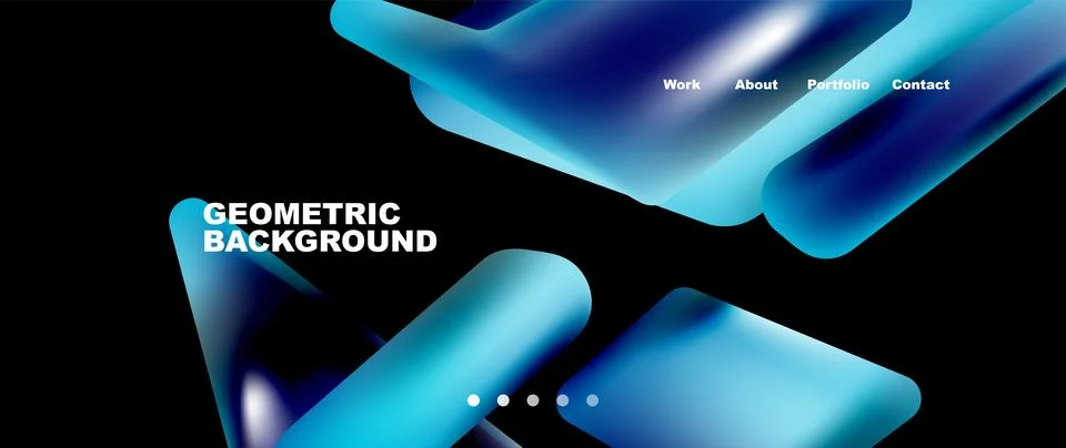 Tech minimal geometric wallpaper. Creative abstract background. Vector Stock Illustration