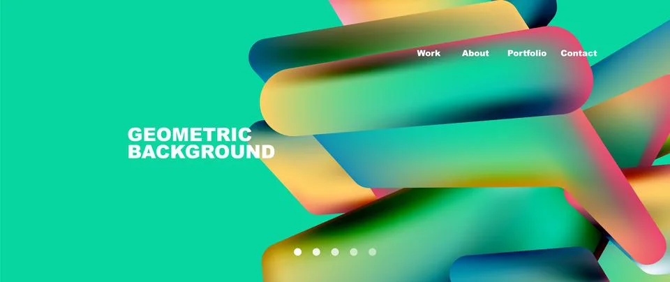 Tech minimal geometric wallpaper. Creative abstract background. Vector イラスト素材