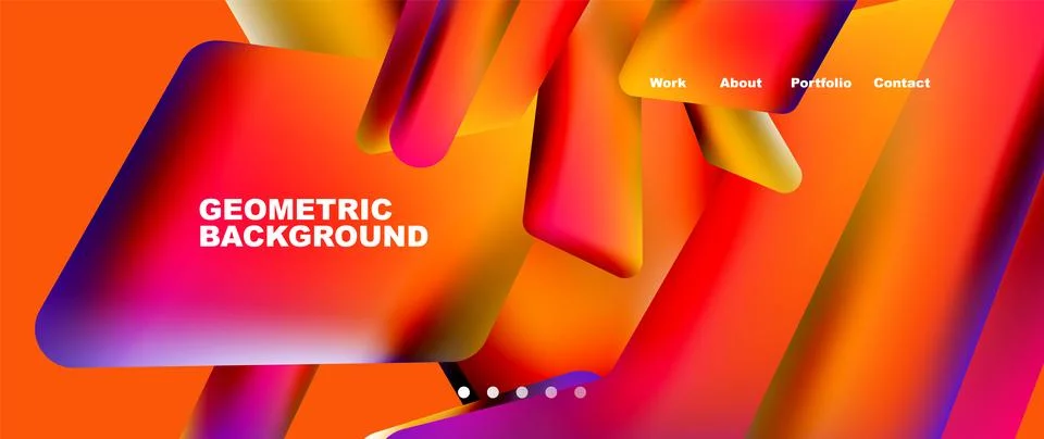 Tech minimal geometric wallpaper. Creative abstract background. Vector Stockillustratie