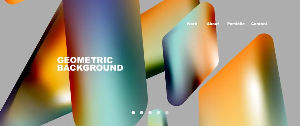 Tech minimal geometric wallpaper. Creative abstract background. Vector Illustrazione stock