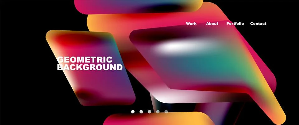 Tech minimal geometric wallpaper. Creative abstract background. Vector 스톡 일러스트