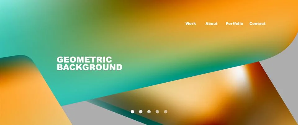 Tech minimal geometric wallpaper. Creative abstract background. Vector Illustrazione stock