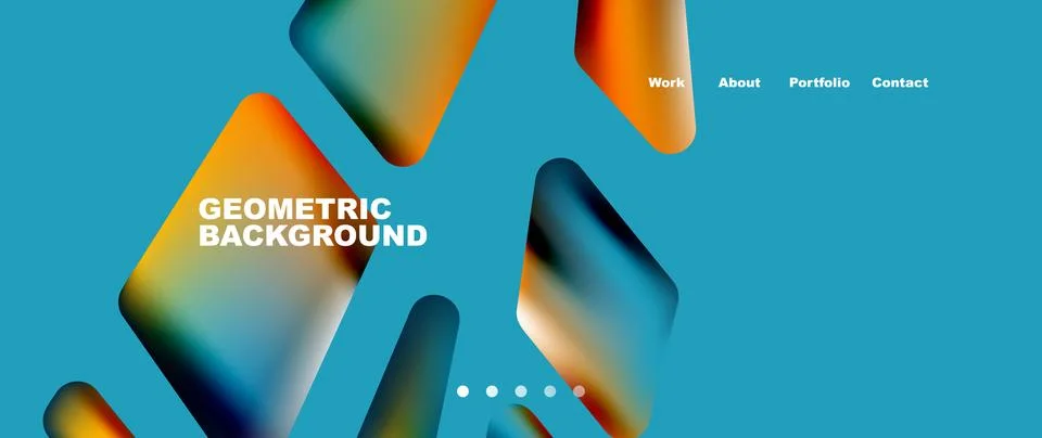 Tech minimal geometric wallpaper. Creative abstract background. Vector Stock Illustration