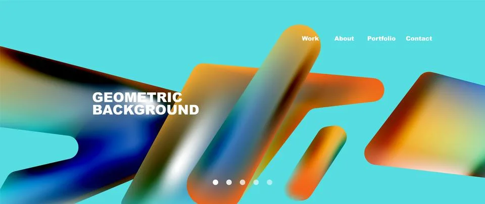 Tech minimal geometric wallpaper. Creative abstract background. Vector Stock Illustration