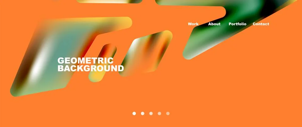Tech minimal geometric wallpaper. Creative abstract background. Vector Illustrazione stock