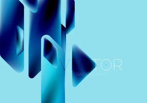 Tech minimal geometric wallpaper. Creative abstract background. Vector Illustrazione stock