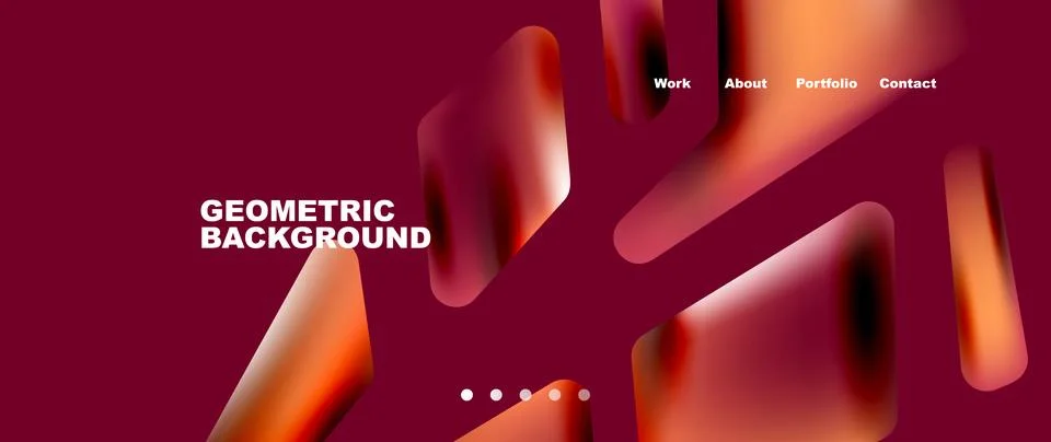Tech minimal geometric wallpaper. Creative abstract background. Vector イラスト素材