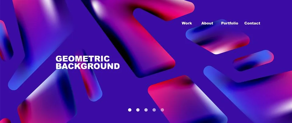 Tech minimal geometric wallpaper. Creative abstract background. Vector Stock Illustration