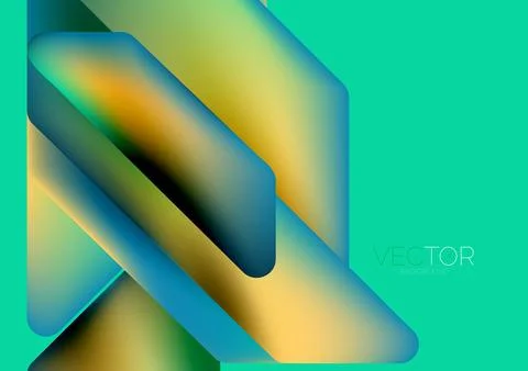 Tech minimal geometric wallpaper. Creative abstract background. Vector 스톡 일러스트