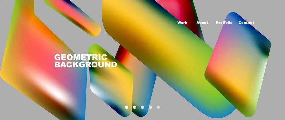 Tech minimal geometric wallpaper. Creative abstract background. Vector Stock Illustration